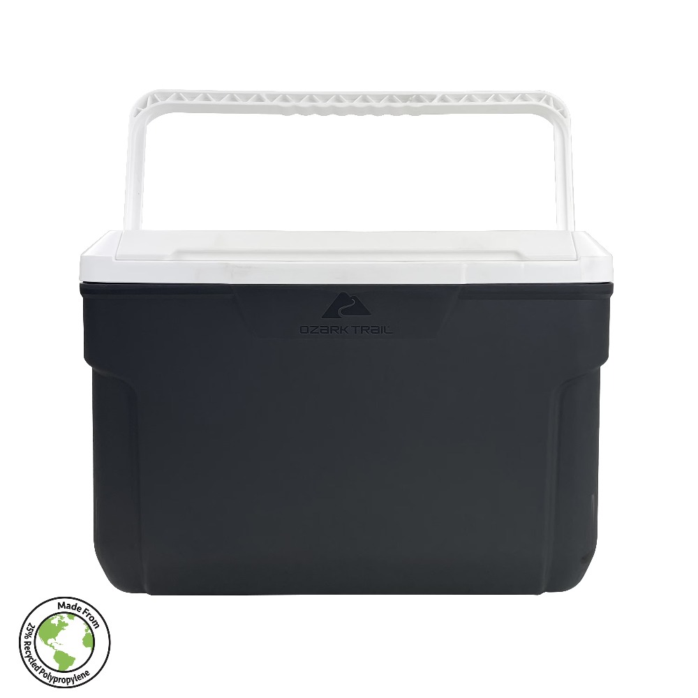 Food Storage Camping - กล่องเก็บความเย็นแบบแข็งมีล้อ ขนาด 10 ควอร์ต สำหรับแคมป์ปิ้ง ปิกนิก