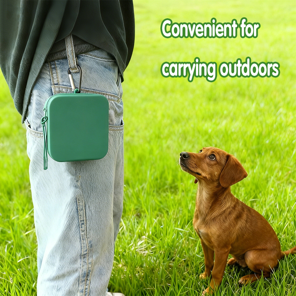 Food Storage Dog - ถุงใส่อาหารสุนัขแบบซิลิโคนพร้อมถุงเก็บของอเนกประสงค์ขนาดใหญ่และเชือกยก