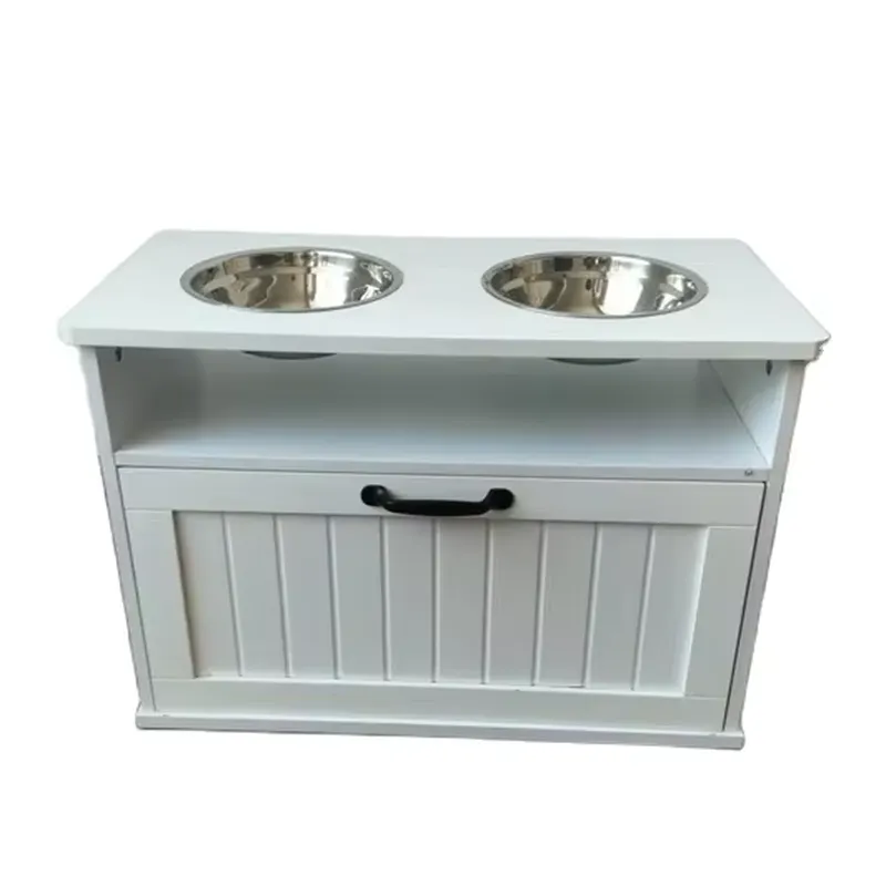 Food Storage Dog - ตู้เก็บอาหารสุนัขแบบแม่เหล็กสแตนเลสขนาด 5 ลิตร รุ่นโมเดิร์น แบบพกพาสำหรับใช้งานกลางแจ้ง พร้อมระบบจ่ายอาหารอัตโนมัติ