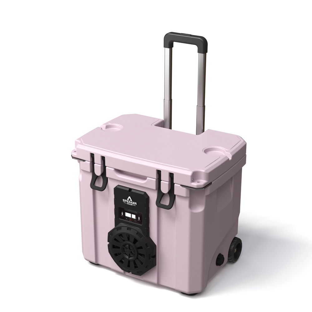 Food Storage Camping - กล่องเก็บความเย็นแบบพกพาขนาด 35 ลิตร พร้อมล้อ PE PU