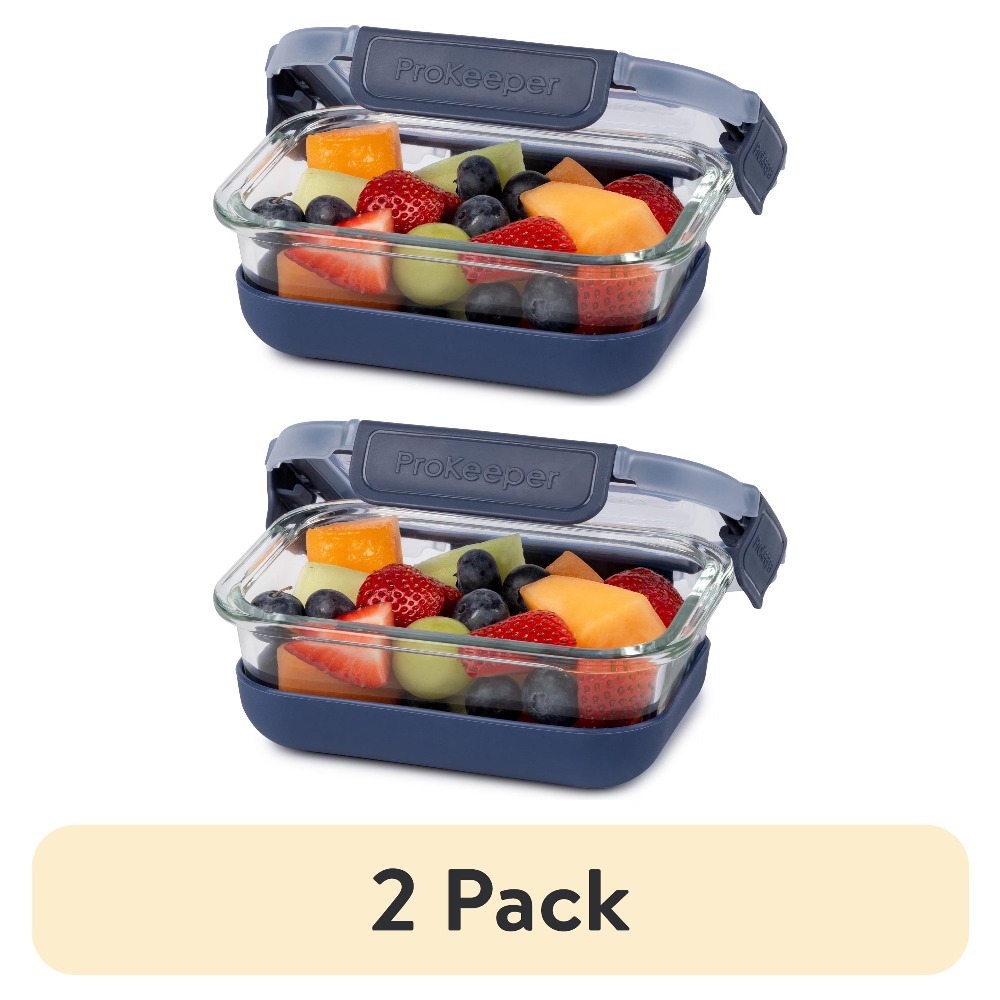 ชุดภาชนะเก็บอาหารแก้ว 2 ชิ้น ข - Food Storage With Glass Lids บทวิจารณ์และราคา