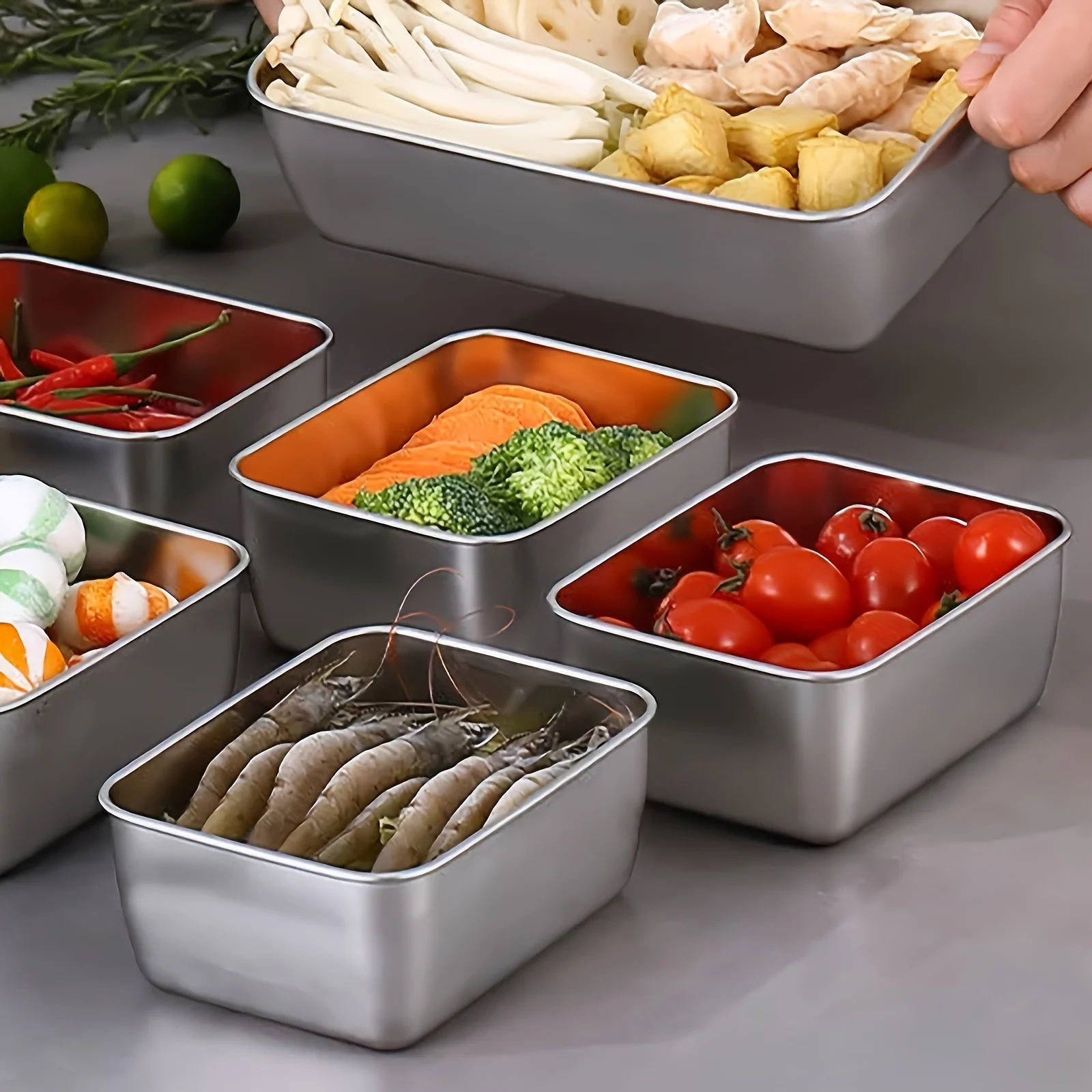ชุดกล่องเก็บอาหารสแตนเลสพร้อมฝ - Food Storage Camping บทวิจารณ์และราคา