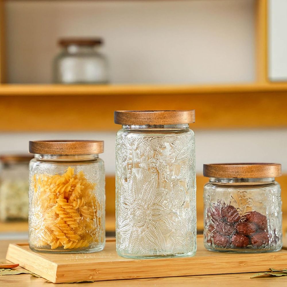 ขวดแก้ววินเทจขนาด 32 ออนซ์ พร้ - Food Storage With Glass Lids บทวิจารณ์และราคา
