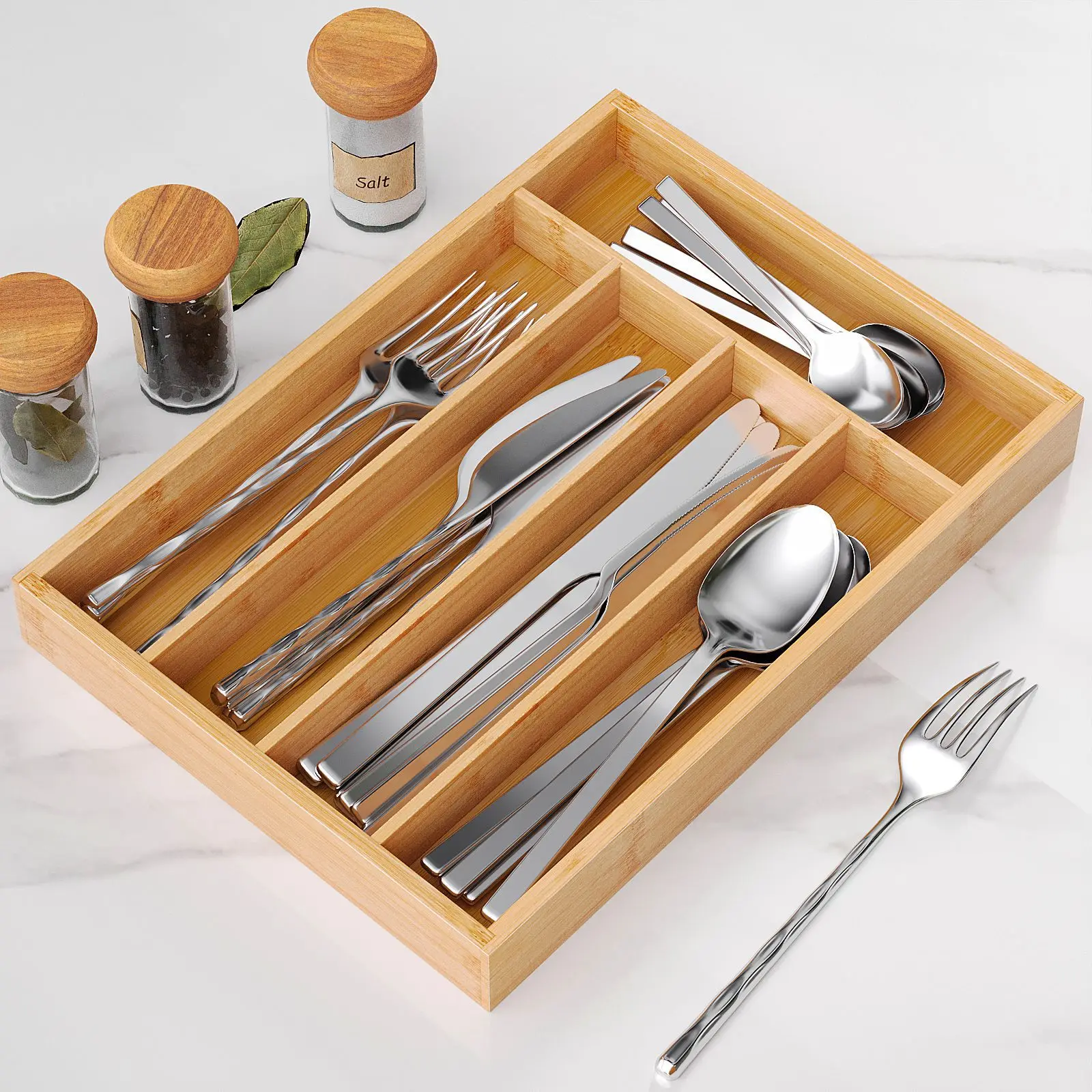 ที่จัดระเบียบลิ้นชักครัว ที่ใส - Food Storage Drawing บทวิจารณ์และราคา