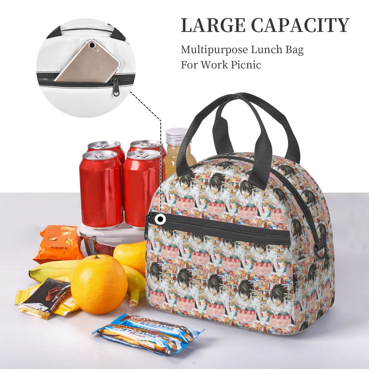 กระเป๋าเก็บอุณหภูมิลายอนิเมะเด - Food Storage Notes บทวิจารณ์และราคา