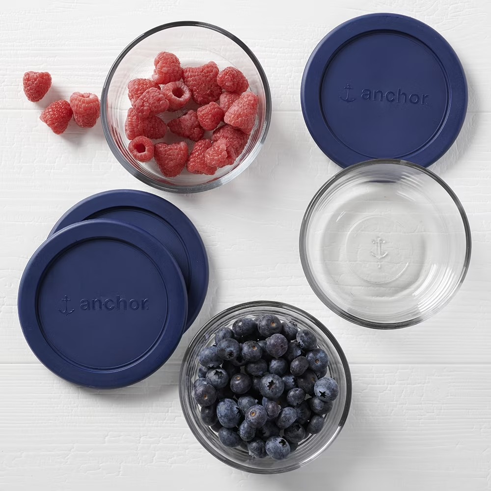 ภาชนะเก็บอาหารแก้วพร้อมฝาปิด A - Food Storage With Glass Lids บทวิจารณ์และราคา
