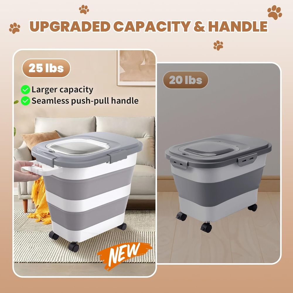 ภาชนะเก็บอาหารสุนัขแบบปิดสนิท, - Food Storage Dog บทวิจารณ์และราคา
