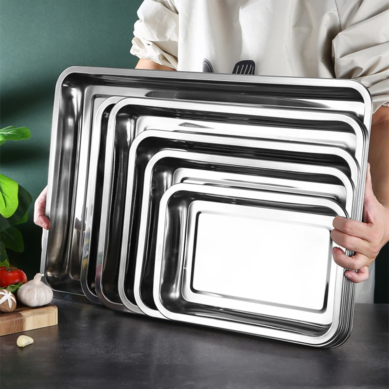 สแตนเลสบาร์บีคิวชาเก็บถาดเสิร์ - Food Storage In Restaurant บทวิจารณ์และราคา