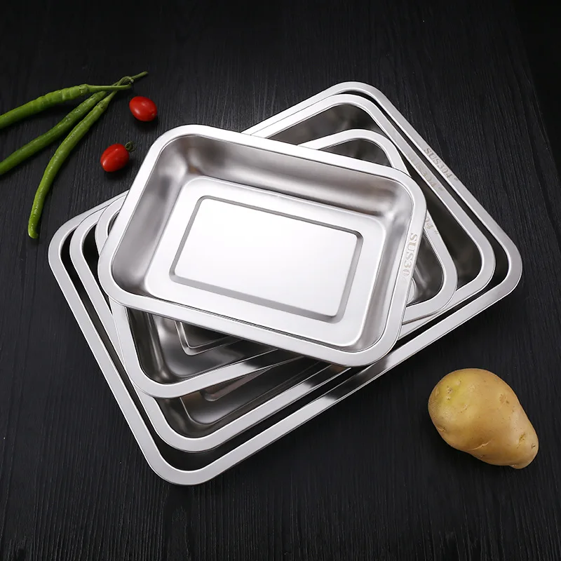 สแตนเลสบาร์บีคิวชาเก็บถาดเสิร์ - Food Storage In Restaurant บทวิจารณ์และราคา