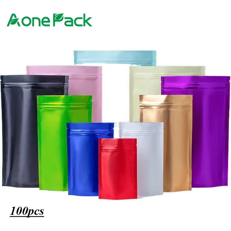 100 ชิ้น Custom Matt สําเร็จรู - Food Storage Ziploc Bags บทวิจารณ์และราคา