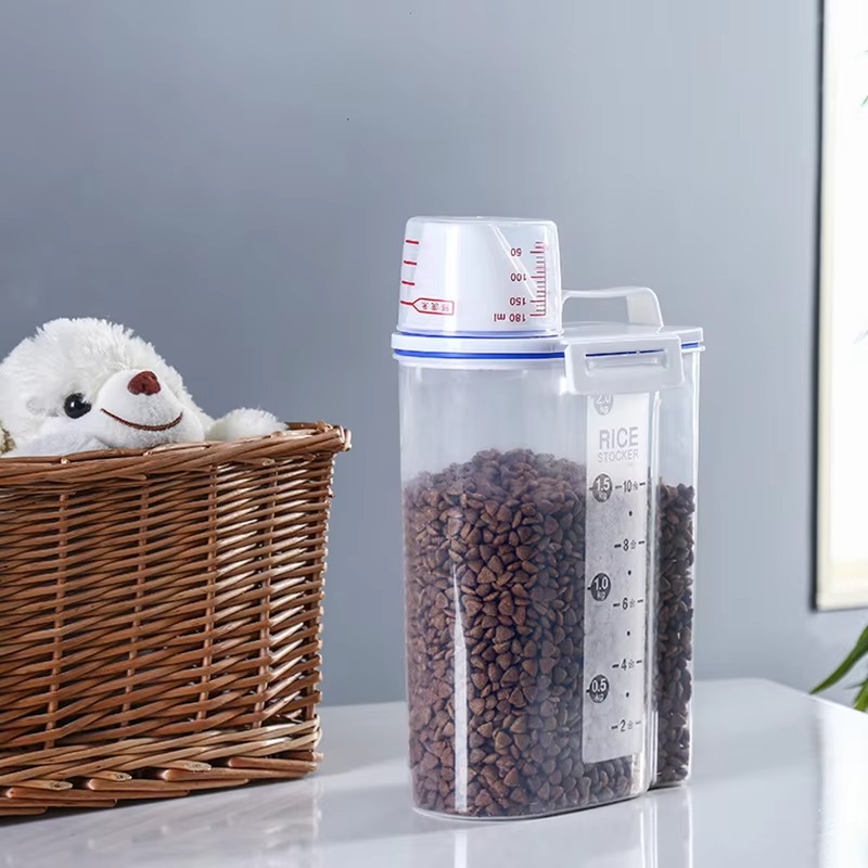 กล่องเก็บอาหารสัตว์เลี้ยงพลาสต - Food Storage Dog บทวิจารณ์และราคา