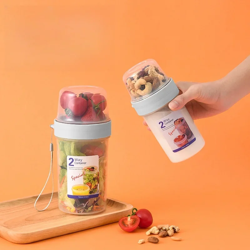 ชุดกล่องอาหารเช้าพร้อมฝาปิด ปร - Food Storage Yogurt บทวิจารณ์และราคา