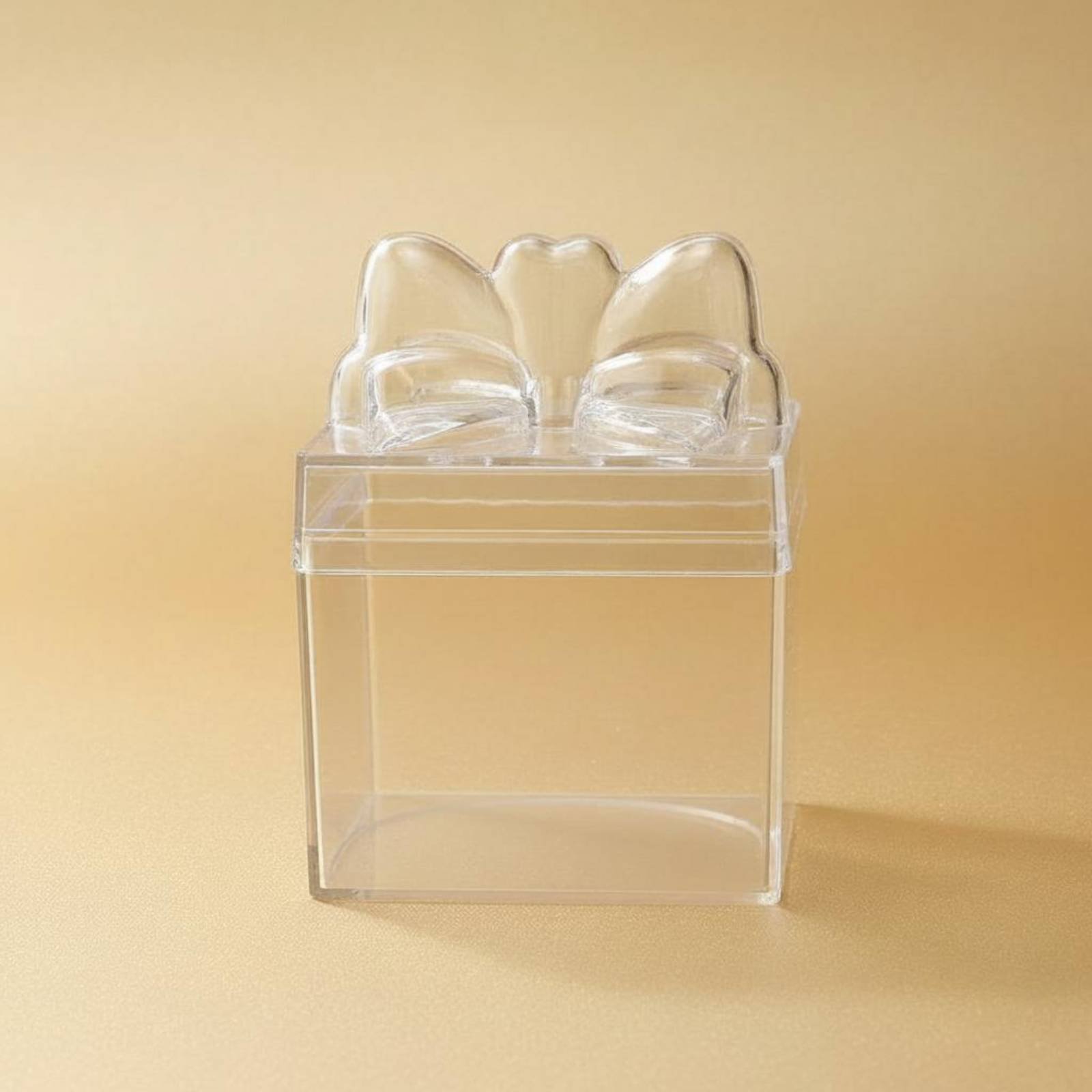 กล่องขนมพลาสติกใสพร้อมริบบิ้น  - Food Storage And Container บทวิจารณ์และราคา