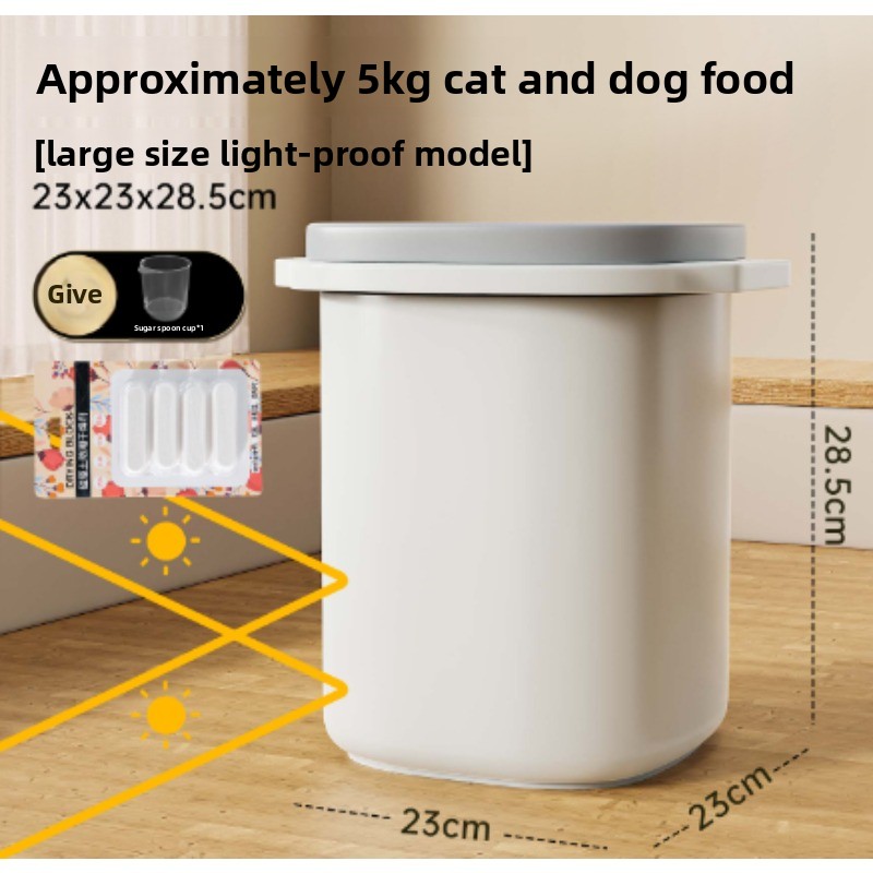ถังเก็บอาหารสัตว์เลี้ยงแบบสุญญ - Food Storage Dog บทวิจารณ์และราคา