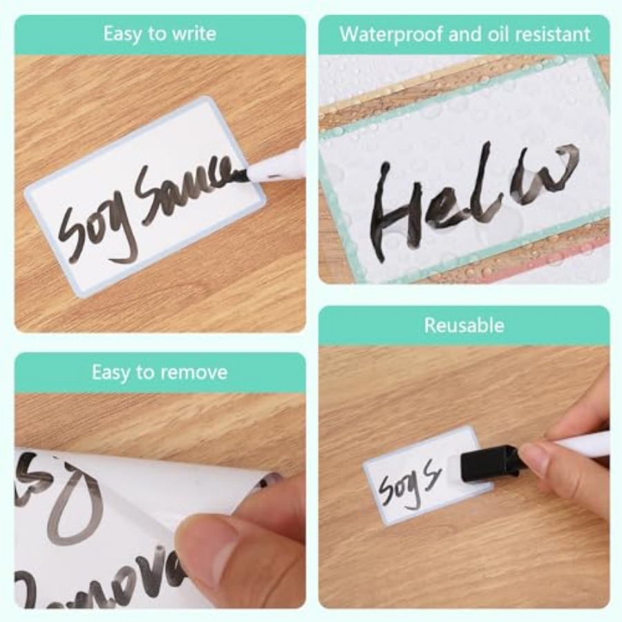 สติกเกอร์ฉลากแบบลบได้ ฉลากสำหร - Food Storage Notes บทวิจารณ์และราคา