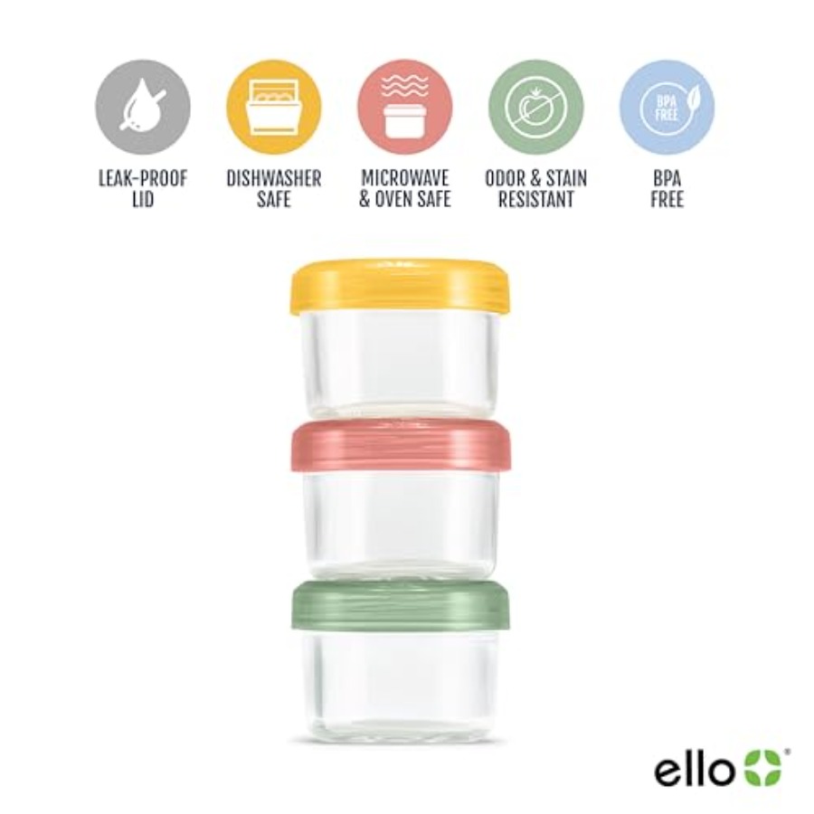 ชุดเตรียมอาหารแก้ว Color Lock  - Food Storage With Glass Lids บทวิจารณ์และราคา