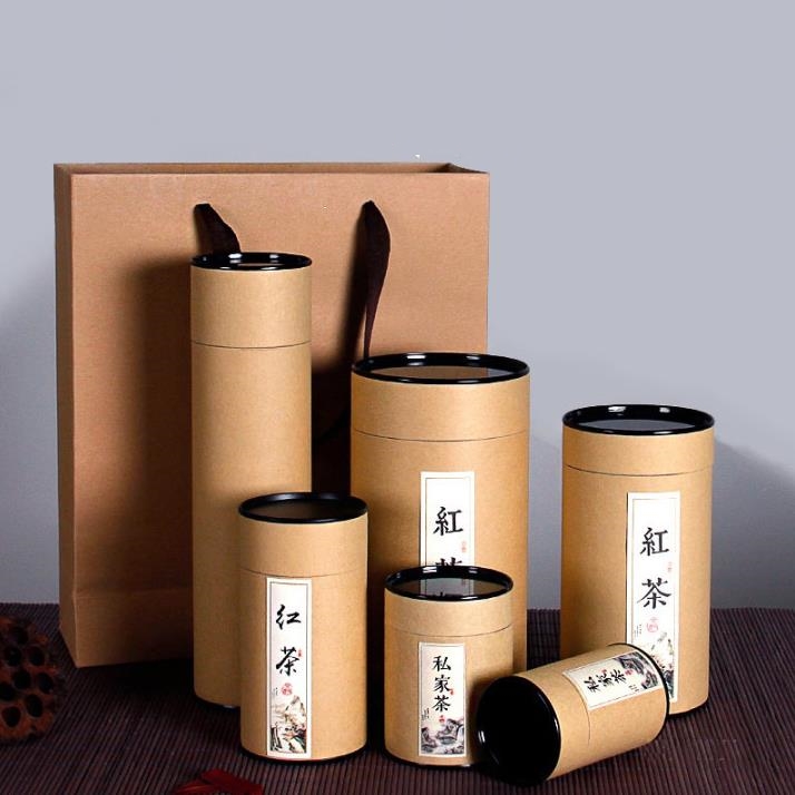 Tea Packaging Tube Box Drawing - Food Storage Drawing บทวิจารณ์และราคา