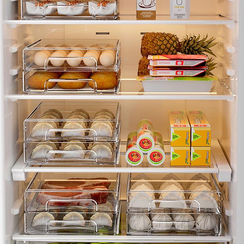 กล่องเก็บของในตู้เย็นแบบดึงออก - Food Storage Drawing บทวิจารณ์และราคา