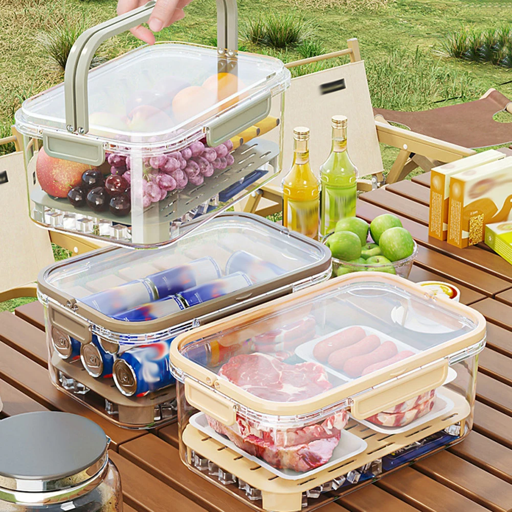 ภาชนะเก็บอาหารแบบพกพาขนาดใหญ่ค - Food Storage Camping บทวิจารณ์และราคา