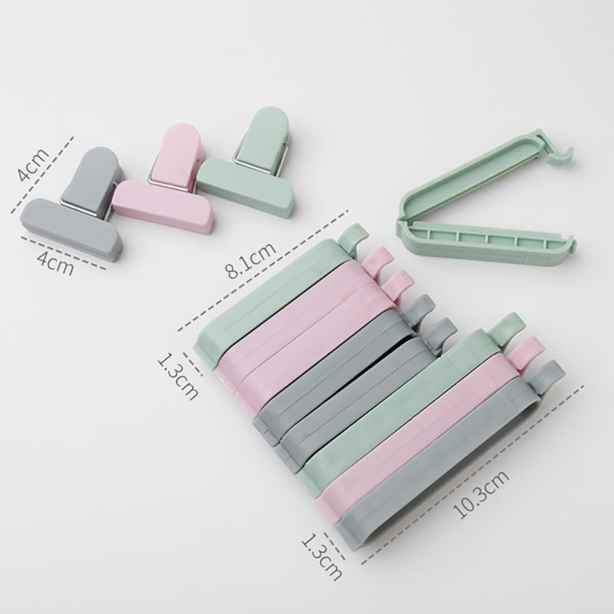 คลิปหนีบถุงพลาสติกหลากสี 12 ชิ - Food Storage Zip Bags บทวิจารณ์และราคา