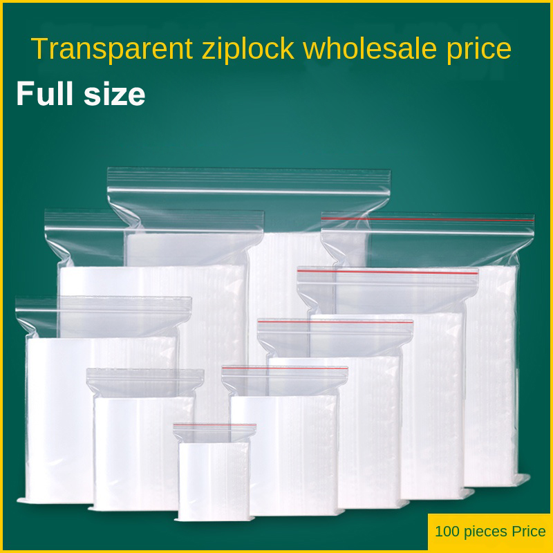 ถุง Ziplock โปร่งใสหนาถุงพลาสต - Food Storage Ziploc Bags บทวิจารณ์และราคา