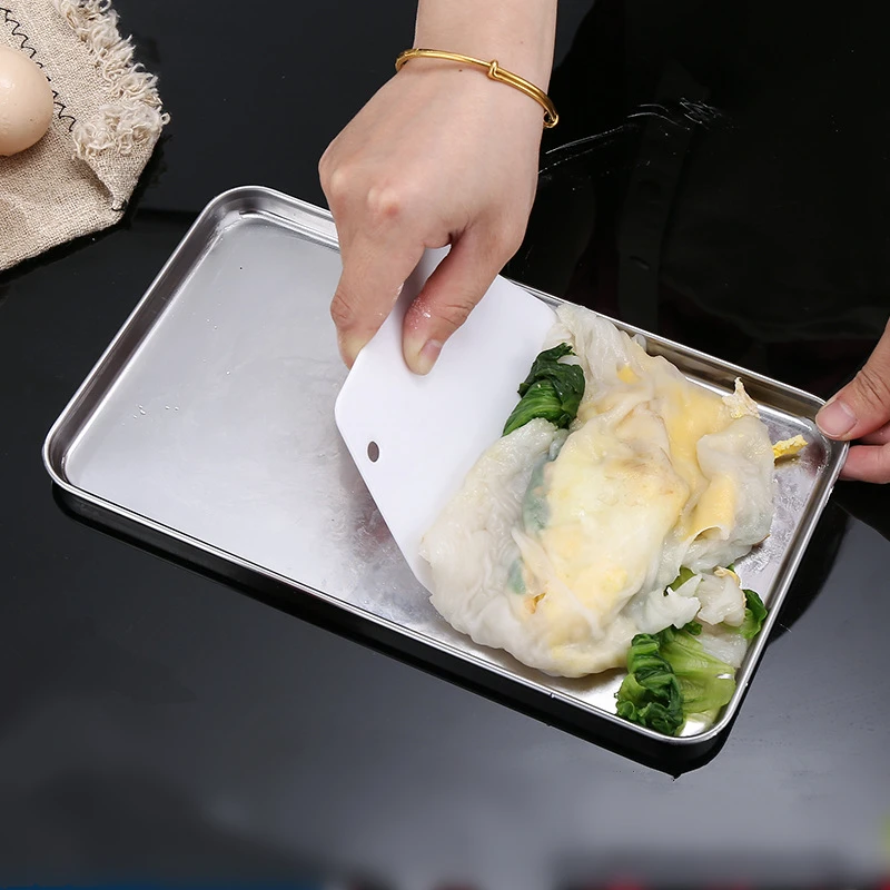 ถาดสแตนเลสทรงสี่เหลี่ยมสำหรับเ - Food Storage In Restaurant บทวิจารณ์และราคา