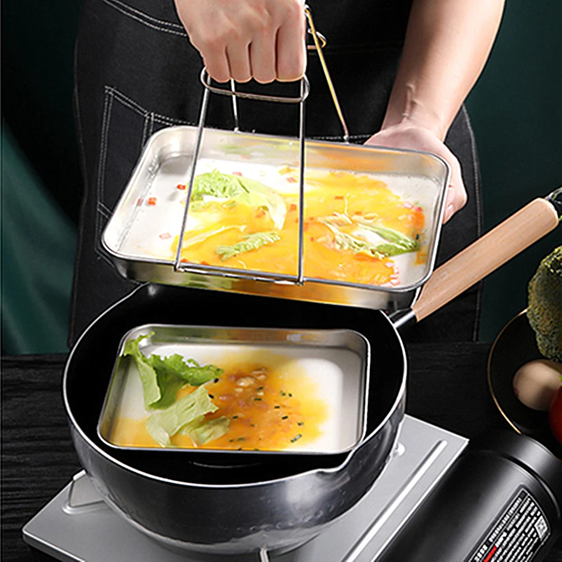 ถาดเสิร์ฟอาหารสแตนเลสทรงสี่เหล - Food Storage In Restaurant บทวิจารณ์และราคา