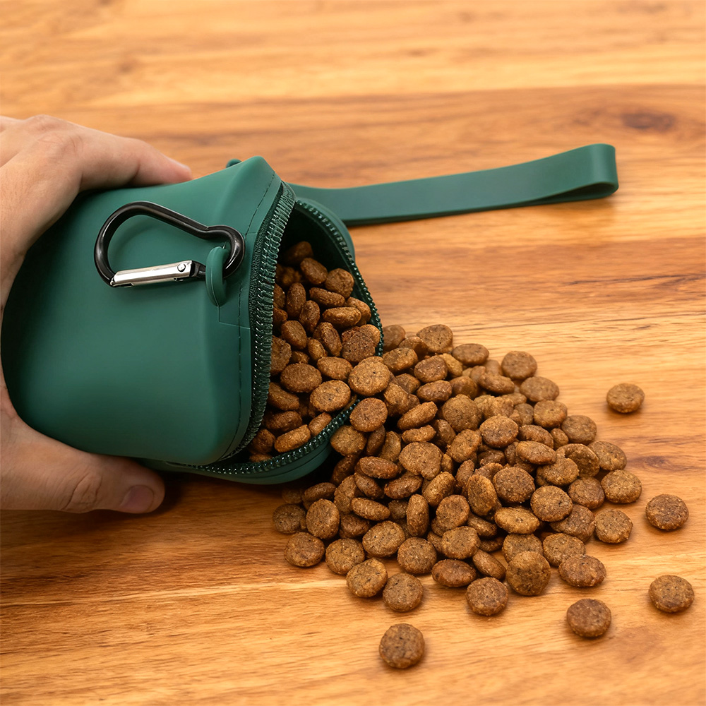 ถุงใส่อาหารสุนัขแบบซิลิโคนพร้อ - Food Storage Dog บทวิจารณ์และราคา