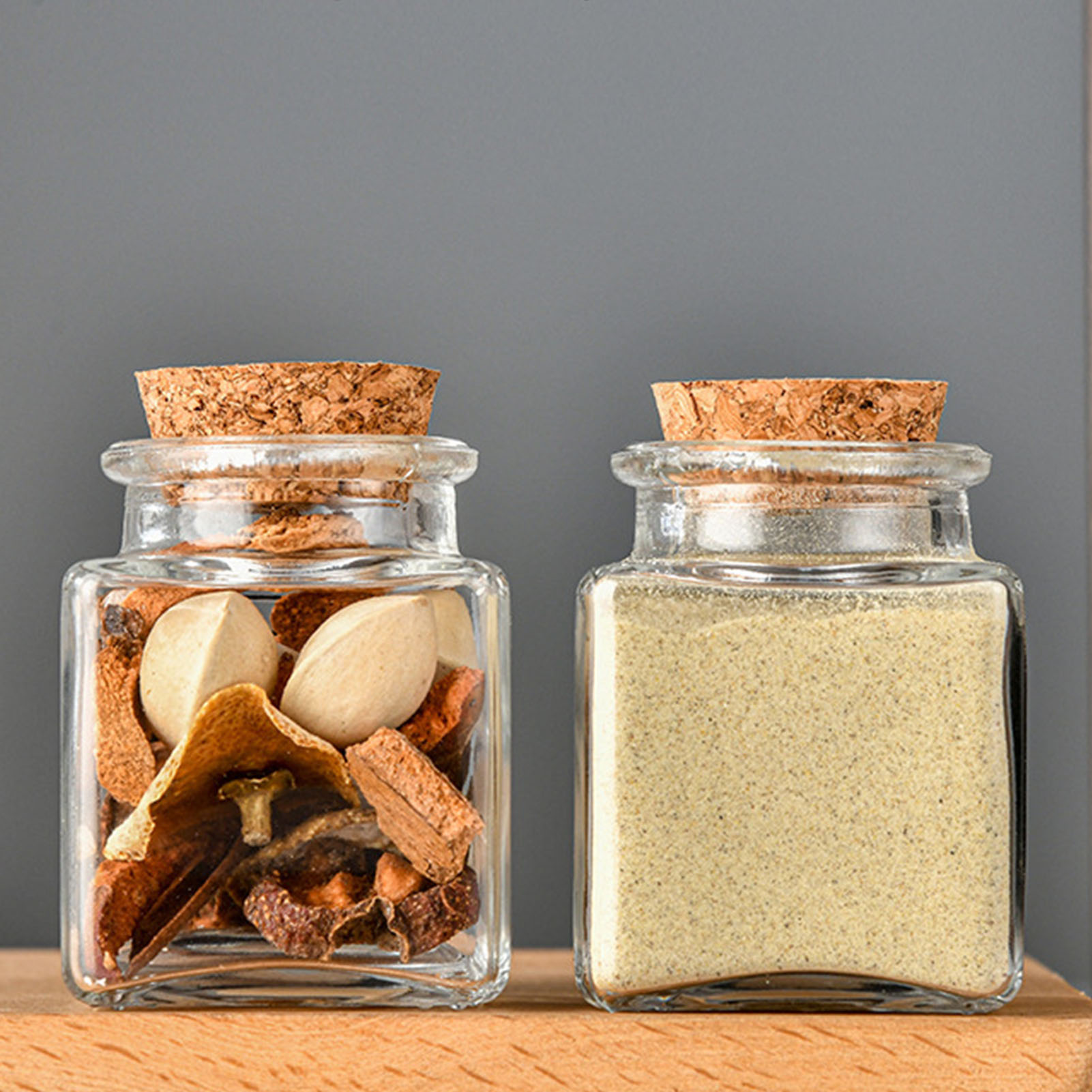 1/5/10Pcs แก้ว Jars ห้องครัว P - Food Storage With Glass Lids บทวิจารณ์และราคา