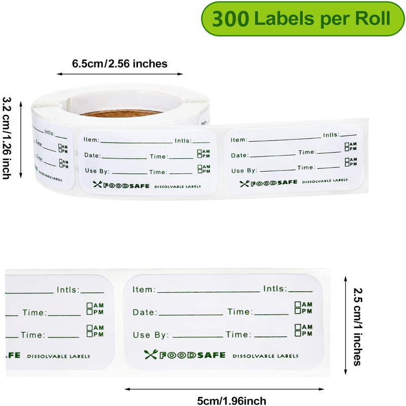 300 ชิ้น/ฉลากเก็บอาหารกาวที่ถอ - Food Storage In Restaurant บทวิจารณ์และราคา