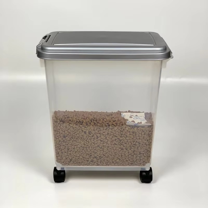 ภาชนะเก็บอาหารสัตว์เลี้ยงพลาสต - Food Storage Dog บทวิจารณ์และราคา