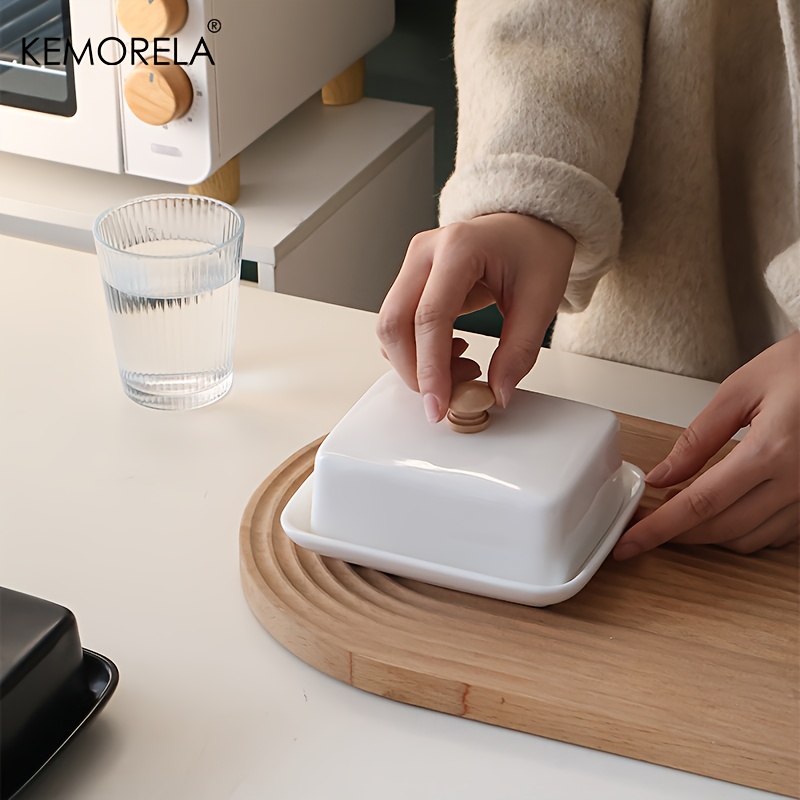 กล่องใส่เนยเซรามิกพร้อมฝาปิด ท - Food Storage In Restaurant บทวิจารณ์และราคา