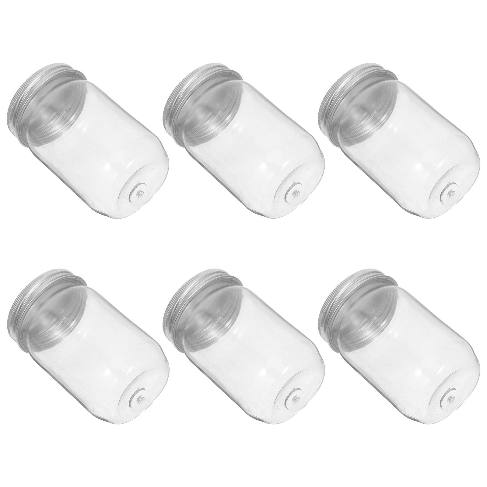 ขวดโหลพลาสติกใส 6 ชิ้น พร้อมฝา - Food Storage And Container บทวิจารณ์และราคา