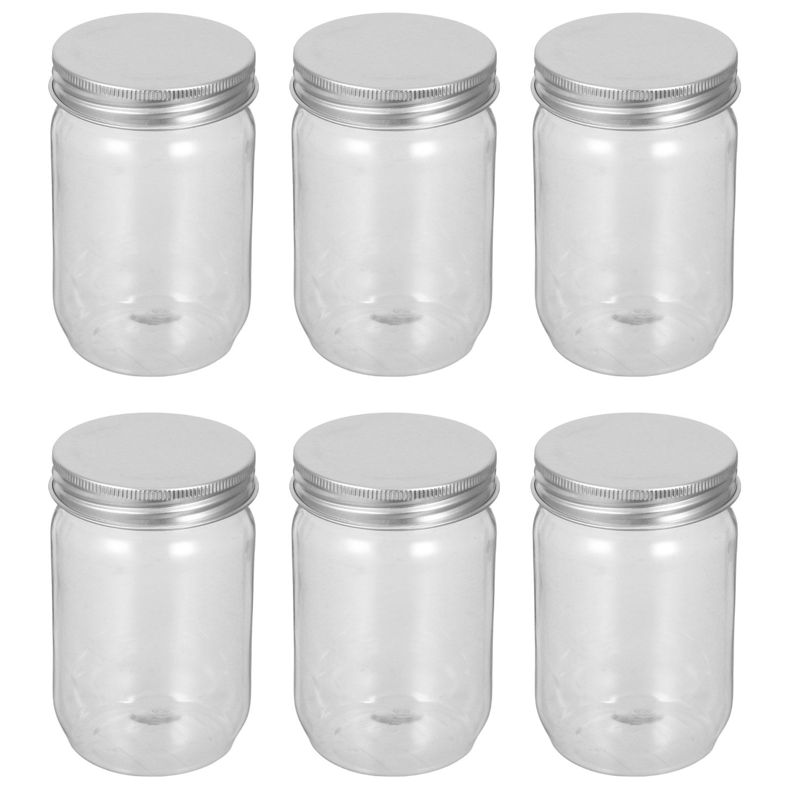 ขวดโหลพลาสติกใส 6 ชิ้น พร้อมฝา - Food Storage And Container บทวิจารณ์และราคา