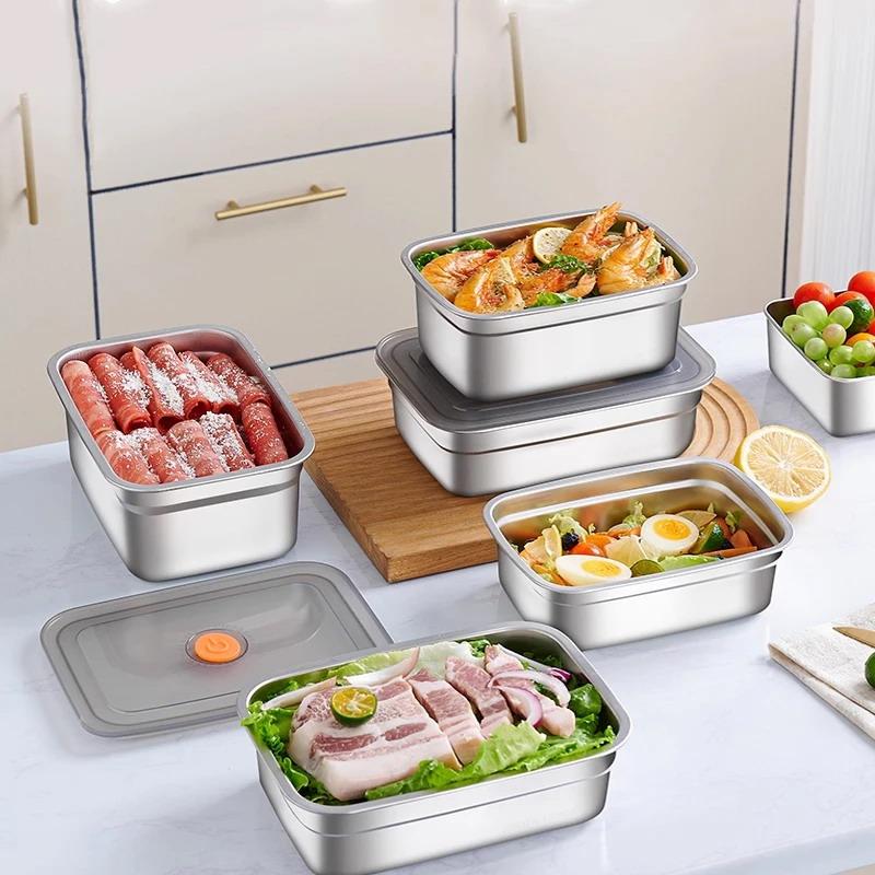 กล่องอาหารกลางวันสแตนเลสแบบปิด - Food Storage Camping บทวิจารณ์และราคา