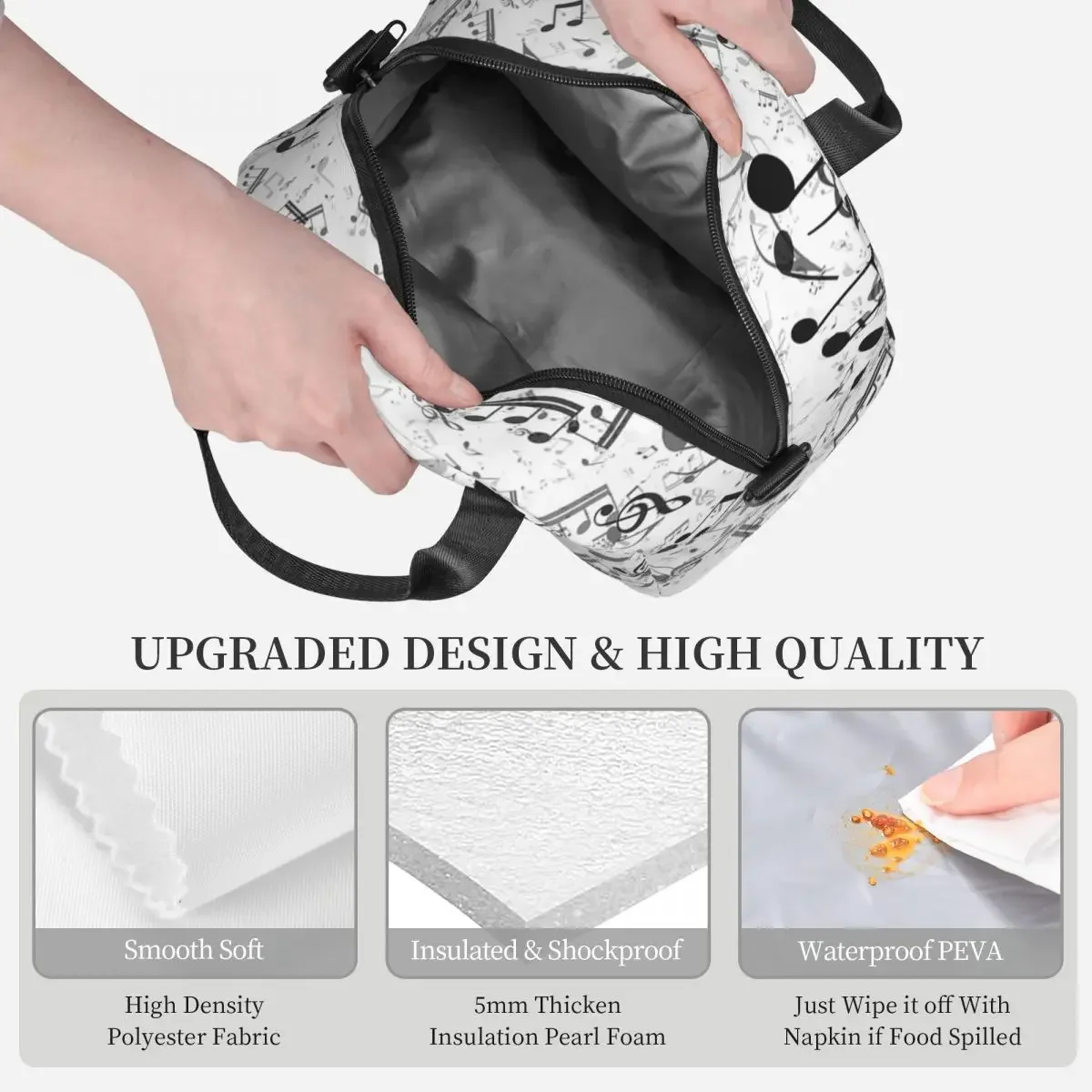 กระเป๋าใส่อาหารกลางวันแบบมีฉนว - Food Storage Notes บทวิจารณ์และราคา