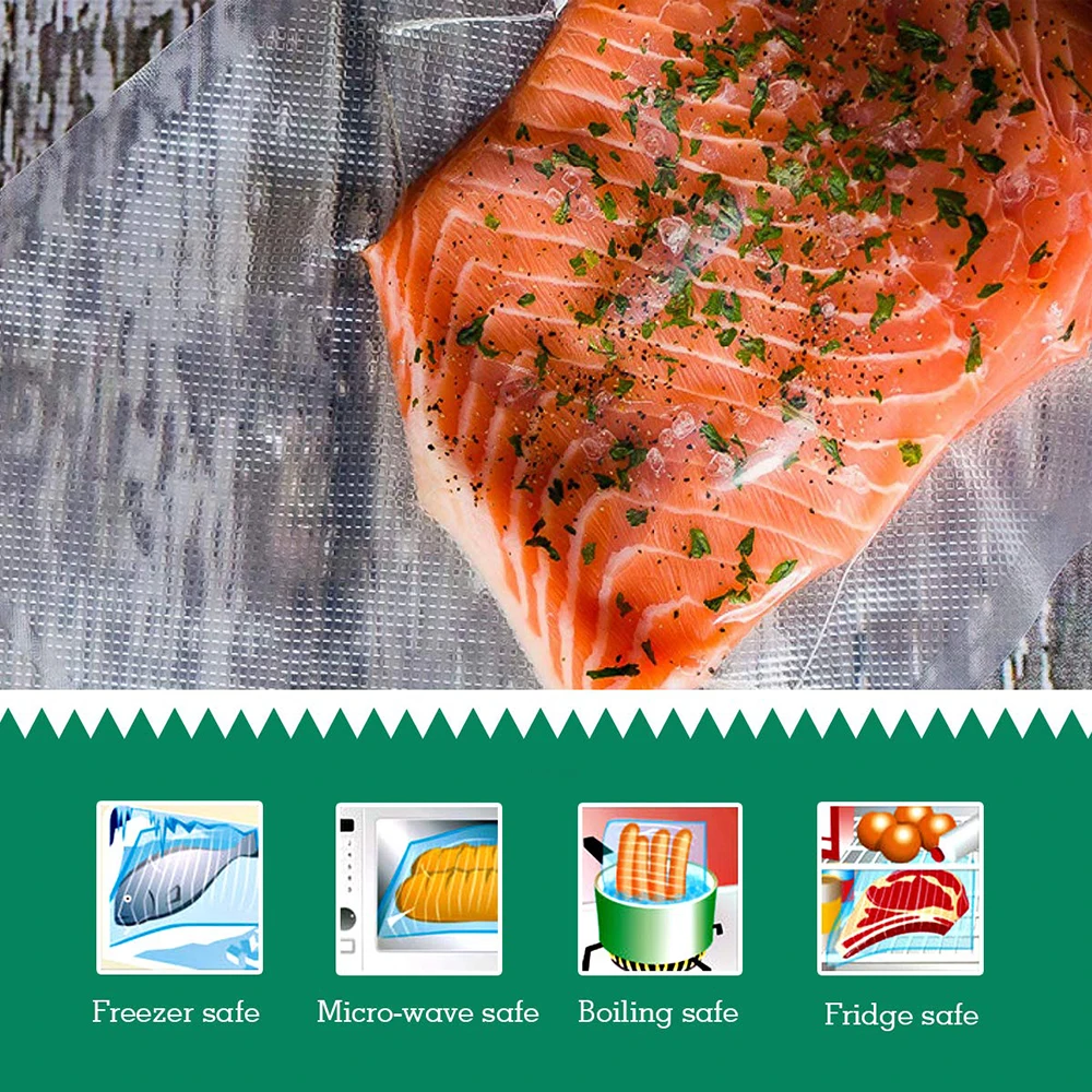 Sous Vide ถุงม้วนสำหรับเครื่อง - Food Storage Zip Bags บทวิจารณ์และราคา