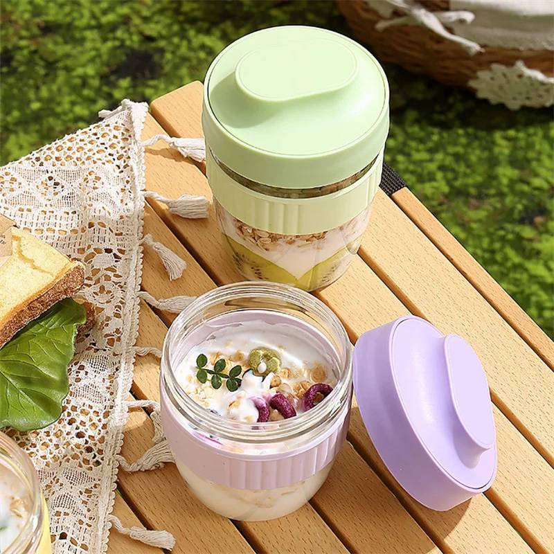 480/570ml ถ้วยอาหารเช้าแบบพกพา - Food Storage Yogurt บทวิจารณ์และราคา