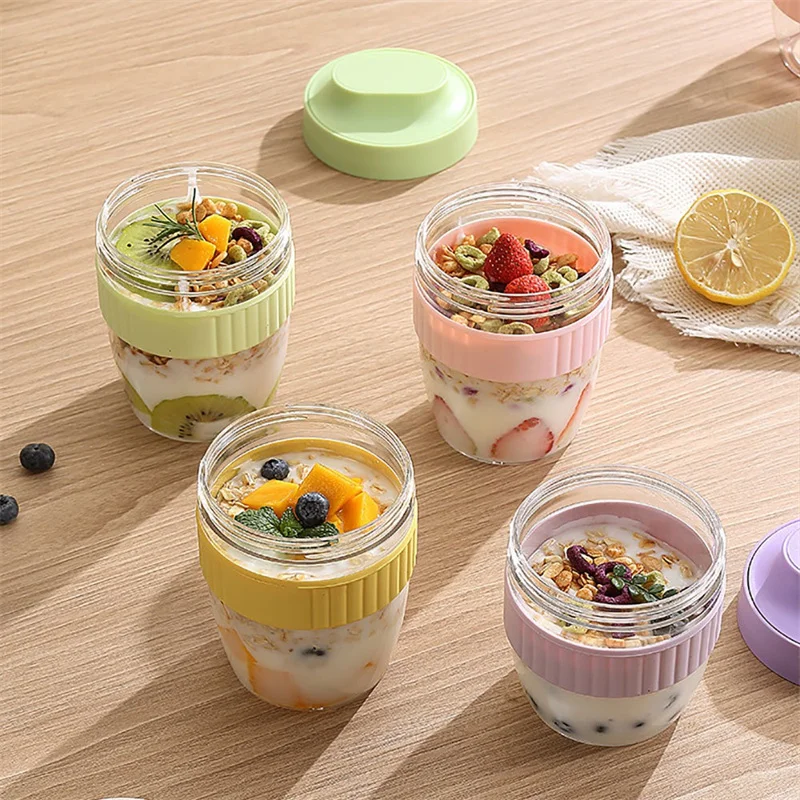 480/570ml ถ้วยอาหารเช้าแบบพกพา - Food Storage Yogurt บทวิจารณ์และราคา